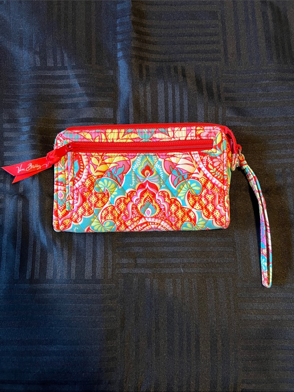 Vera Bradley Paisley in Paradise Print Wristlet